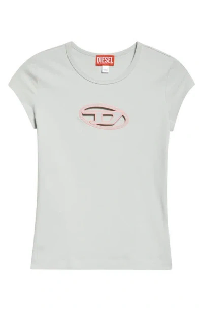 Diesel ® T-angie Embroidered Logo Cutout T-shirt