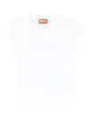 Diesel T-angie Logo-embroidery T-shirt In White