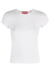 Diesel Angie T-shirt With Peekaboo Logo In Multi