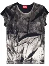 Diesel T-angie-p1 T-shirt In Black