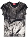 Diesel T-angie-p1 T-shirt In Black  