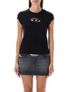 Diesel T-angie T-shirt In Stretch Cotton