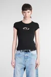Diesel T-shirt Boxy Con Oval D Cut-out