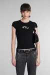 Diesel Black T-angie T-shirt In Black