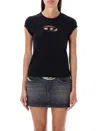 Diesel T-angie Logo T-shirt In Black
