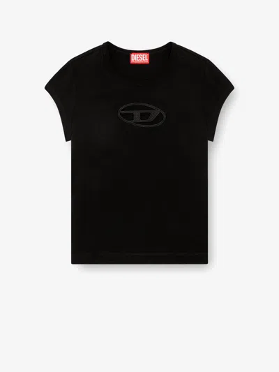 DIESEL T-ANGIE T-SHIRT IN STRETCH COTTON
