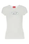 Diesel Angie T-shirt With Peekaboo Logo In White