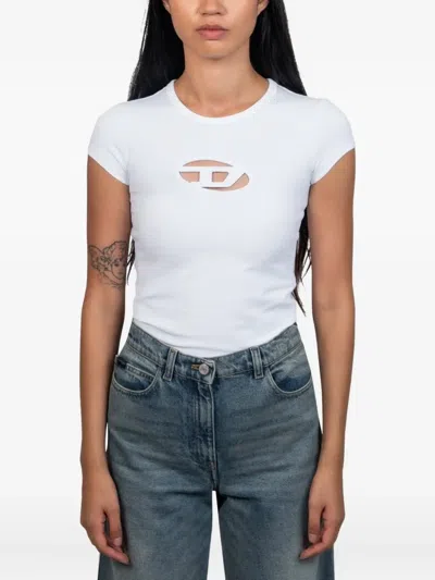 Diesel T-angie T-shirt In White