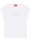 Diesel T-angie T-shirt In Stretch Cotton In White