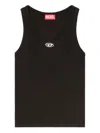 Diesel T-anki Logo-detail Tank Top In Black