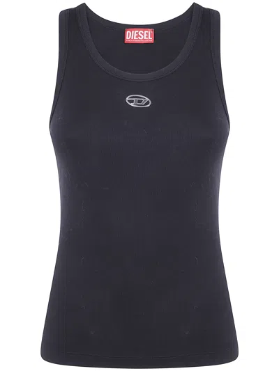 Diesel "t Anki Od" Tank Top In Black