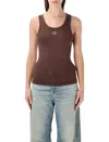 Diesel T-anki Tank Top In Brown