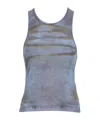 Diesel T-anky-whisk Tank Top In Gray