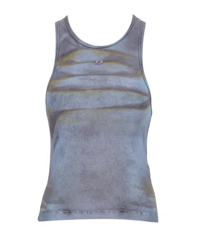 Diesel T-anky-whisk Tank Top In Gray