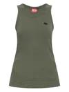 Diesel T-ankydesi Ribbed Tank Top In Green