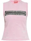 Diesel Zippered Sleeveless Vest