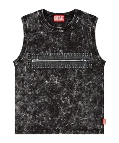 Diesel T-arted Tank Top In Black