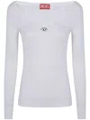 Diesel T-shirt Woman Color White In Animal Print