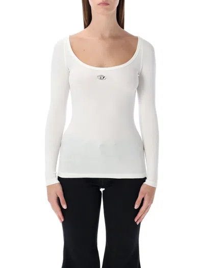 DIESEL DIESEL T-BAL-OD LONG-SLEEVE RIBBED COTTON TOP