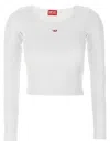 Diesel White T-ballet-d Long Sleeve T-shirt