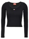 Diesel T-ballet-d Tank Top In Black