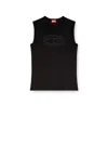 Diesel Bisco-bigoval Tank Top In Black