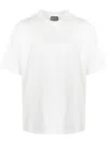 Diesel Oval-d Embroidery Loose Cotton T-shirt In White