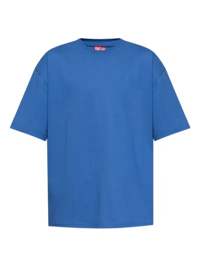 Diesel T-boggy-megoval-d T-shirt In Blue