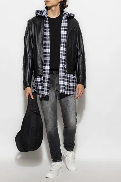 Diesel ‘t-boggy-megoval-d' T-shirt In Black