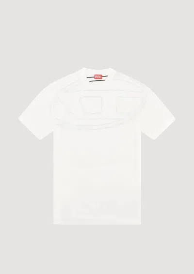 Diesel T-boggy-megoval-d In White
