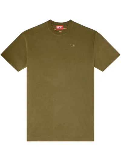 Diesel T-boggy-megoval T-shirt In Green