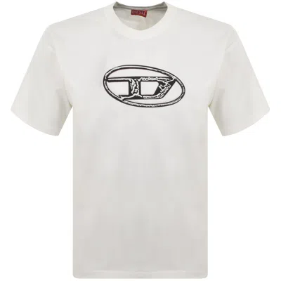 Diesel T Box Q22 Relaxed Fit T Shirt White