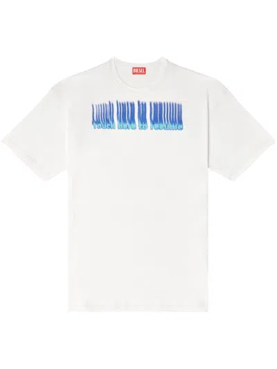 Diesel T-box T-shirt In White