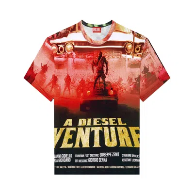 Pre-owned Diesel T-boxt-adventure T-shirt 'deep Black' | Men's Size L