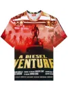 DIESEL DIESEL T-BOXT-ADVENTURE T-SHIRT WITH DIESEL FILM PRINT