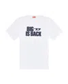 Diesel T-boxt-back Cotton T-shirt In White