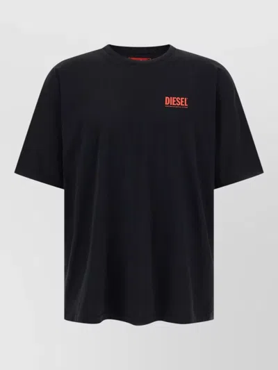 Diesel T Boxt Bisk Crew Neck Short Sleeves In Black