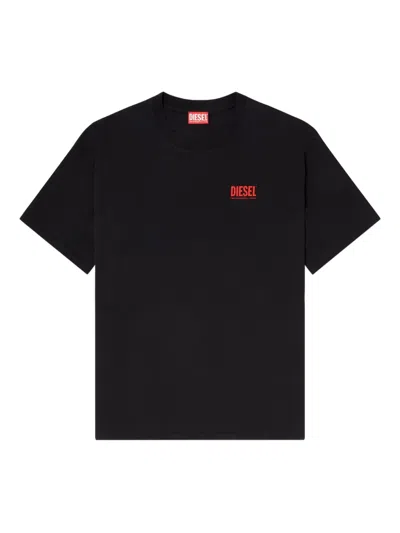 Diesel Mens 9xx T-boxt-bisk Brand-print Cotton-jersey T-shirt In Black
