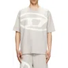 Diesel T-shirt With Bleached Oval D Logo