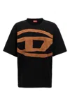 Diesel Men T-boxt-bleach T-shirt With Print In Black