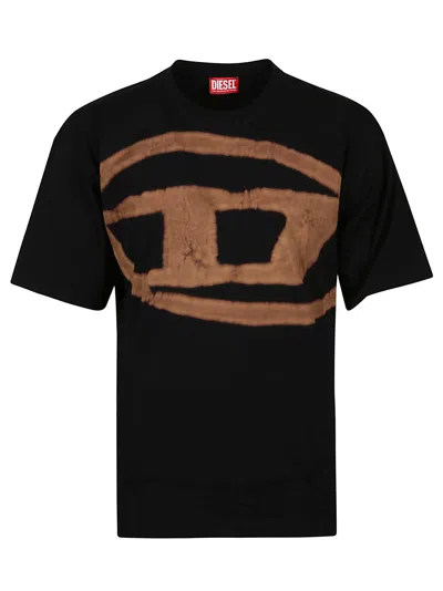 Diesel T-boxt Bleach T-shirt In Xx Black