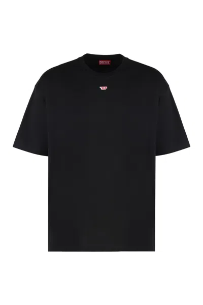 DIESEL T-BOXT-D COTTON CREW-NECK T-SHIRT