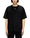 Diesel T-boxt-d Cotton Tee In Black
