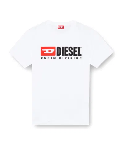 DIESEL DIESEL T-BOXT-DIV LOGO PRINTED T-SHIRT