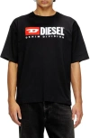 Diesel Essentials Man T-shirt Black Size L Cotton In Black