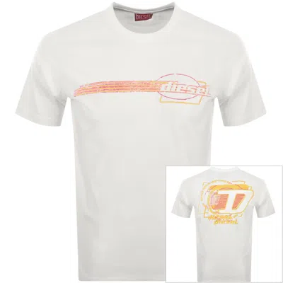 Diesel T Boxt Div T Shirt White