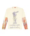 Diesel Abstract Print Layered T-shirt