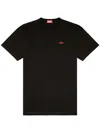 Diesel Biologic Cotton T-shirt With Frontal Oval-d Logo