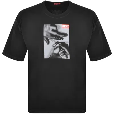 Diesel T-boxt-k4 Graphic-print T-shirt In Black