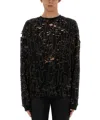Diesel Jersey "t-boxt-ls-devor" In Black
